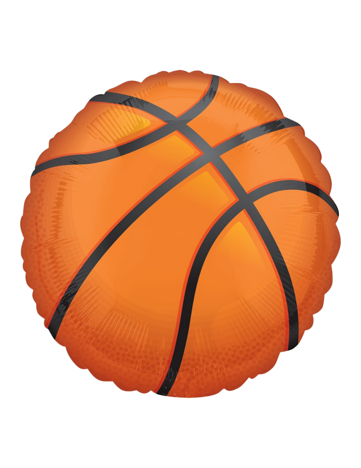 Ballon Mylar en forme de ballon de basketball